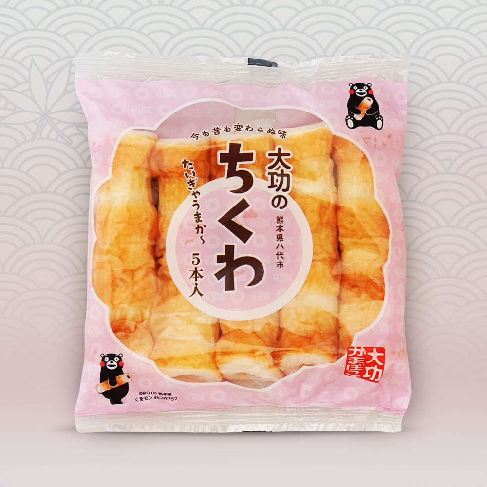 大功の特選ちくわ 5本入り くまモンパッケージ
